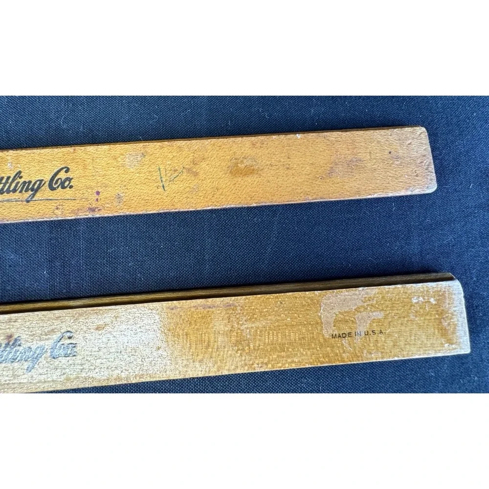 Vintage Lot Of 2 Wood Coca Cola 12